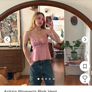 Like new Aritzia Blossom camisole in tart color